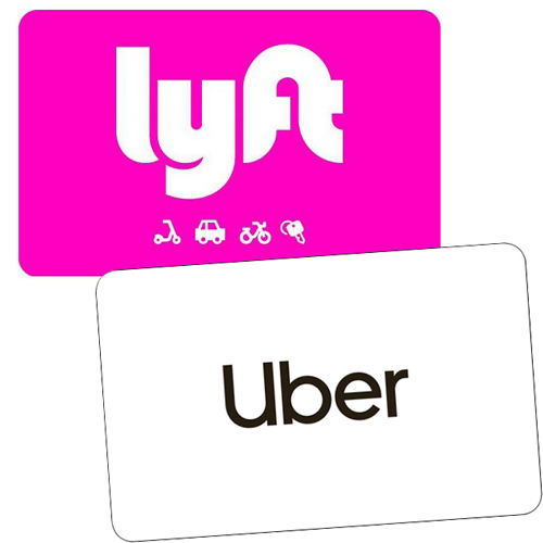 Lyft or Uber Giftcard