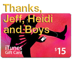 iTunes Giftcard