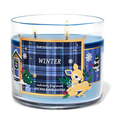 3-Wick Candle, winter or botanical scent